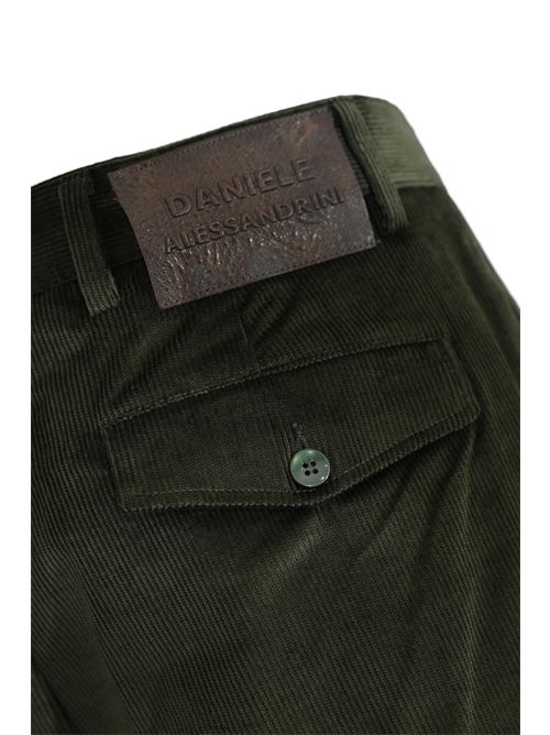 Pantalone in velluto a costine in cotone e modal DANIELE ALESSANDRINI | DA1FW26P125131